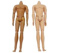 Joygoodta Corpo della Bambola da 2 Pezzi, Corpo per Action Figure articolato, Accessori per corpi di Ricambio per Bambole, Base Vuota Flessibile per Teste GSC Ob22 Ob24, 27, 5 cm