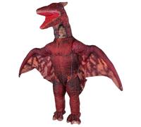 Joygoodta Costume da dinosauro rossa pterodattilo gonfiabile in costume divertimento divertimento saltare i costumi di Halloween per il cosplay di Halloween per feste
