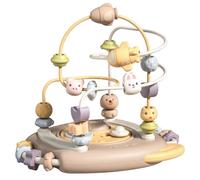 Joygoodta Labirinto di Perline 7 in 1, Labirinto di Perline di Legno Staccabile per Bambini di età Compresa tra 1 e 3 Anni, attività sensoriale Montessori e Giocattolo per l'apprendimento precoce