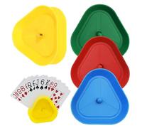 Joygoodta Porta Carte per Bambini da 4 Pezzi, Porta Carte da Gioco in plastica a Mani libere, Strumento per alleviare Il Dolore al Polso, per Feste di Poker e Giochi in Famiglia