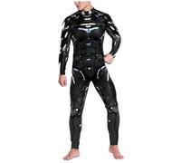 Joygoodta Robot costume 3d stampato 3d scheletro robot costume magro salta di Halloween per la festa cosplay, m