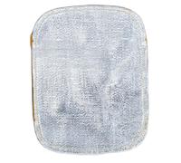 Joygoodta Scudo Termico, Guanti per Saldatura ad Alta Temperatura Scudo Termico per Saldatura, Guanti da Taglio Posteriori Alluminizzati in Pelle di Vacchetta Crosta Cuscinetto di