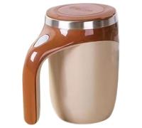 Joygoodta Tazza da caffè con agitazione automatica, tazza da caffè con agitazione magnetica automatica da 380 ml/13 once con coperchio e manico ricaricabile portatile per viaggi in campeggio in uffic