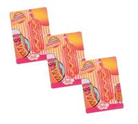 Joygum Gummy Caramelle Gommose a Forma di Hot Dog | 3 Buste da 80g |Snack Colorato e Divertente