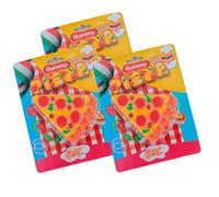 Joygum Gummy Caramelle Gommose a Forma di Pizza | 3 Buste da 80g |Snack Colorato e Divertente