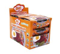 Joygum Gummy Noodles Candy Mix Fast Food Di Caramelle Gommose in Vaschetta Gusto Tutti Frutti - 60g x 6
