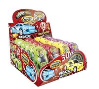 Joygum Johnny Bee Whistle Car Lollipop 24 unità ; Gustoso lecca lecca. In macchinina Lecca lecca al gusto fragola e fischietto