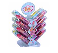Joygum Lipstick Laser Candy STAND 24 Lecca Lecca Rossetto con Luce in 3 Colori Differenti
