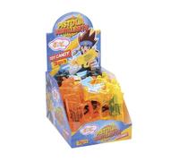 Joygum Pistola Scintillante Candy Toy Con Caramelle Tutti Frutti Espositore da 12pz Pistola ad Acqua per Mare Piscina Estate