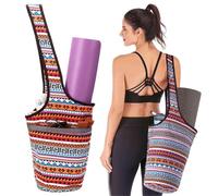 JOYHAZE Yoga Mat Bag con grande tasca, grande capacità Pilates Mat Carrier per le donne sport, palestra, shopping, facile da accedere, adattarsi alla maggior parte delle dimensioni tappetini