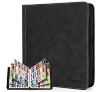 JoyHood Raccoglitore per Carte Collezionabili compatibile con TCG, Può Contenere a 900 Carte, Album di Carte adatto per PM MTG OPCG, Regali per Ragazzi/Ragazze (Nero, 12-Pocket)