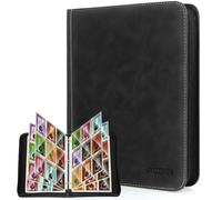 JoyHood Raccoglitore per Carte Collezionabili compatibile con TCG, Può Contenere a 900 Carte, Album di Carte adatto per PM MTG OPCG, Regali per Ragazzi/Ragazze (Nero, 9-Pocket)