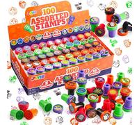 JOYIN 100 pezzi Halloween Timbri e Stampini per Bambini Francobolli Self-ink
