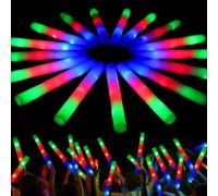 JOYIN 12 Pezzi Bastoncini Luminosi in Schiuma, Set di Bastoncini LED con 3 Modalità Lampeggianti, Accessori per Feste Brillanti per Matrimonio, Concerto, Compleanno, Halloween, Regali per Bambini
