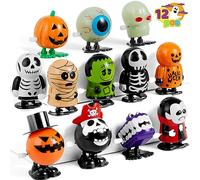 JOYIN 12 Pezzi Giocattoli a Carica per Halloween Assortimento Goody Bag Riempitivo Rifornimenti Bomboniere Regalo (Confezione da 12 Pezzi)