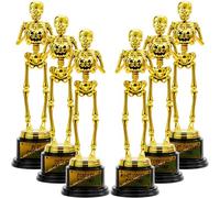 JOYIN 2 Pezzi Trofeo Scheletro di Halloween Premio Miglior Trofeo per Costume Medaglie di Halloween Premi per bomboniere Premi per concorsi di Costumi per Halloween Premi per bomboniere Premi