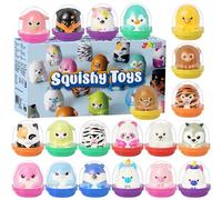 JOYIN 20 PC Squishy a crescita lenta, giocattoli da spremere, giocattoli per animali, giocattoli antistress, per ragazzi e ragazze, bomboniere per bambini, sacchetti regalo