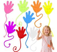 JOYIN 24 pezzi mano che batte in gomma, mani appiccicose, mano che batte per bambini, dita appiccicose, bomboniere per feste di compleanno per bambini da 3-5, 4-8, 8-12