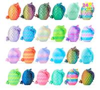 JOYIN 24 Uova di drago Stampate in 3D con un drago colorato all'interno, Giocattoli magici articolati, Riempimenti di cestini per ragazzi e ragazze, Ricordi di festa di Pasqua.