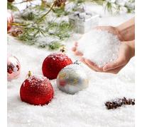 JOYIN 340g di neve artificiale, neve artificiale per Natale, fiocchi di neve artificiali in plastica per la decorazione dell'albero di Natale, decorazioni per le festività e decorazioni invernali