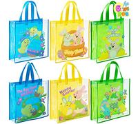 JOYIN 6 sacchetti regalo pasquali, grandi dimensioni, in tessuto non