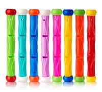 JOYIN Bastoncini da Immersione da 8 Pezzi, Giocattoli da Immersione per Bambini, Giochi subacquei, Giochi d'Acqua, Bambini, Animali da Immersione, Bastoncini da Immersione, Estate