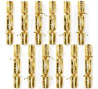 JOYIN Confezione da 12 bomboniere natalizie con fiocco di neve, color oro, con design a fiocco di neve, per bambini e adulti, feste di Natale, cene e vacanze