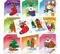 JOYIN Confezione da 48 libri da colorare natalizi per bambini, mini opuscoli da colorare in 10 copertine con 10 personaggi per bomboniere di Natale, calze regalo Goodie Bags Stuffer Filler