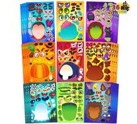 JOYIN Make-a-Face StickerJOYIN 36 Fogli di Adesivi Halloween Disegni di espressioni facciali di Vampiro,Strega,Fantasma e Mietitore,Fare Una Faccia Decorazione Divertente e Carina per Bambini