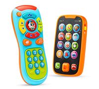 JOYIN Pacchetto Telefono e Telecomando per l'apprendimento con Musica, Divertimento, Giocattoli per Smartphone per Neonati, Bambini, Ragazzi o Ragazze, Regali di Compleanno, Regali di Calza Natalizia