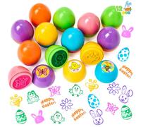 JOYIN Set di timbri, giocattoli per uova di Pasqua, gioco di caccia, tema, stuff, cestello di Pasqua stuffers riempitivi, francobolli Pasqua, prezzo di classe (12)