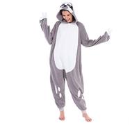 JOYIN Spooktacular Creations - Pigiama in Peluche, Unisex, per Adulti (Gray, X-Large)