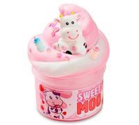 JOYIN Strawberry Cow Clear Slime, bomboniere per feste a base di melma di burro, senza disordine, antistress, melma soffice per ragazze e bambini