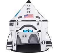 JOYIN Tenda per Bambini Razzo Spaziale Pop Up, Portatile Pieghevole Space per Interni ed Esterni