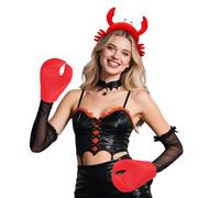 Joyincoser 2 pezzi di costume da granchio, copricapo con forbici per granchio, divertente travestimento subacqueo, decorazione per adulti, Halloween, carnevale, feste (set di cuffie di crab)