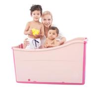 joyingbaby Grande vasca da bagno pieghevole per bambini vasca da bagno pieghevole vasca da bagno portatile leggera per bambini gemelli petite adulto