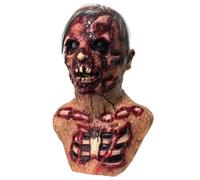 JoyinTcos Maschera spaventosa zombie di Halloween, raccapricciante Walking Dead biochimico mostro Cosplay maschere per il viso, Halloween horror Cosplay festa sanguinante puntelli adulti