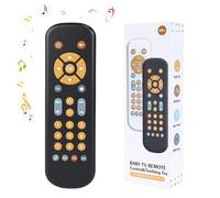 JoyJoyful Giocattoli Musicali Neonati 6-12 Mesi, 3 Lingue Giocattoli Telecomando TV Bambini 1 Anno con Spagnolo/Inglese/Francese, Giocattolo Imparare Parlare Ragazze Bambini, Regalo Bere Canzoni Suoni