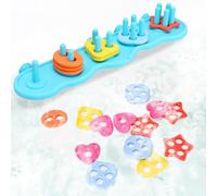 JoyJoyful Giochi Bambini 1 Anno, Giochi Montessori 1 2 3 Anni, Gioco Puzzle Bambini 1 2 Anni, Giocattoli Bagnetto Bambino 1 Anno, Giochi Educativi Regalo Bambino 1 2 3 Anni Maschio