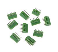 JOYKK 10 Pezzi 6Pin Morsetti a Vite per Montaggio su PCB Connettore 2.54mm Pitch - Verde