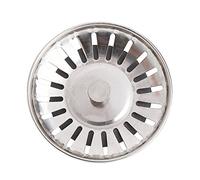 JOYKK Cucina Lavello in Acciaio Inox Scarico Dopant Sink Strainer Cestino Filtro rifiuti - Argento