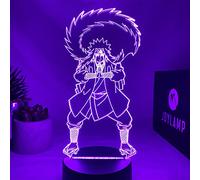 JoyLamp - Lampada da comodino Jiraya Hermit - Luce notturna decorativa con led a 16 colori - Decorazione Manga
