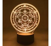 JoyLamp Lampada Renseijin - Collezione ufficiale x Fullmetal Alchemist, 16 colori + Telecommnade - Lampada 3D Manga FMA Led