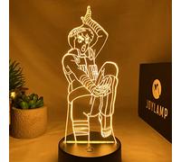 JoyLamp Lampada Rock Lee - Collezione ufficiale x Naruto - 16 colori + Telecomando + Confezione Naruto - Lampada Naruto 3D Manga
