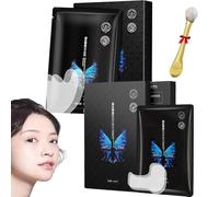 Joylandgo Nasolabial Fold Removal Stickers,Microcrystalline Nasolabial Folds Removal Mask,Face Nasolabial Folds Wrinkle Removal Mask,For Nasolabial,Forehead,Eyecare (Nasolabial+Eyecare(20p))