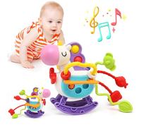 JoyLife Giochi Montessori per Bambini a Partire da 1 Anno,Giocattolo sensoriali per Neonati,Unicorn Gioco Corda in Silicone ,Giocattolo da Viaggio Abilità Motorie Fini,Regali per 1-3 Ragazzo Ragazza