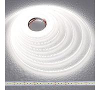 JOYLIT 24V Striscia LED 5M Bianca 5000K Impermeabile IP67 238LEDs/M SMD2835 CRI 92+ 13750LM Alta Luminosità 120W, CE UL PRO Dimmerabile Nastro Luminoso per Industria, Commercio (Solo Strisce LED)