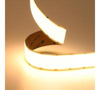 JOYLIT 30MM Larghezza Striscia LED COB 24V 5M 3000K Bianco Caldo, 5 File 1600LEDs/M 22000LM 160W Strip LED CRI 90+, Autoadesiva Strisce LED per Industriale, Commerciale (Senza Alimentazione)