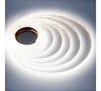 JOYLIT PRO+ Striscia LED COB 24V 5Mt Interno 5000K 18W/M 1900LM/M Alta Luminosità, CE UL 480LEDs/m CRI 95+ Dimmerabile Bianco Illuminazione Funzionale Strip LED (Alimentazione Non Inclusa)