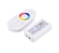 JOYLIT RGBW Striscia LED Controller con Telecomando RF 2.4GHz, DC 12V/24V 4CH 6A/CH 4 PIN LED Controller Per RGB+Bianco Strisce LED